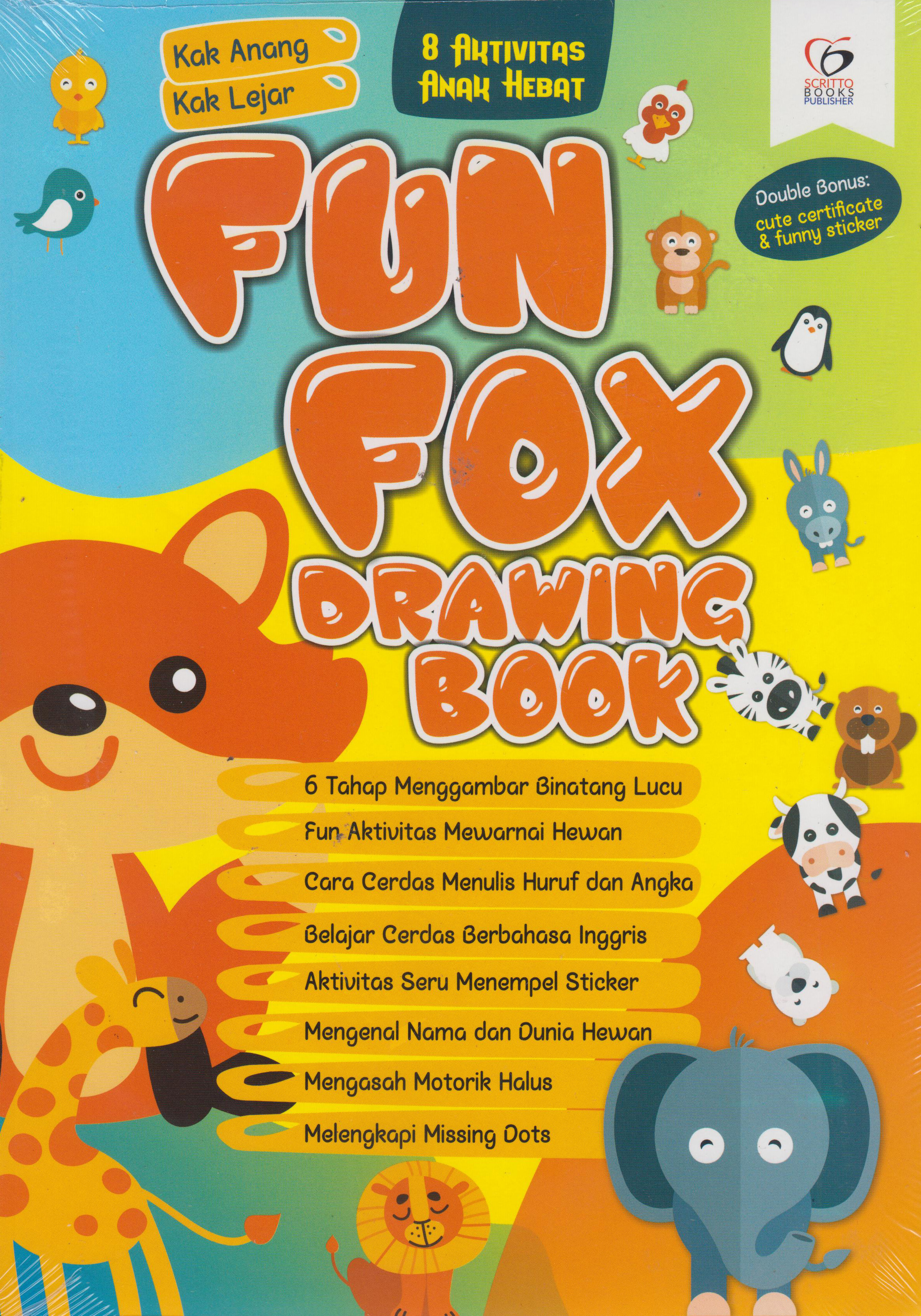 FUN FOX DRAWING BOOK 8 AKTIVITAS ANAK HEBAT en
