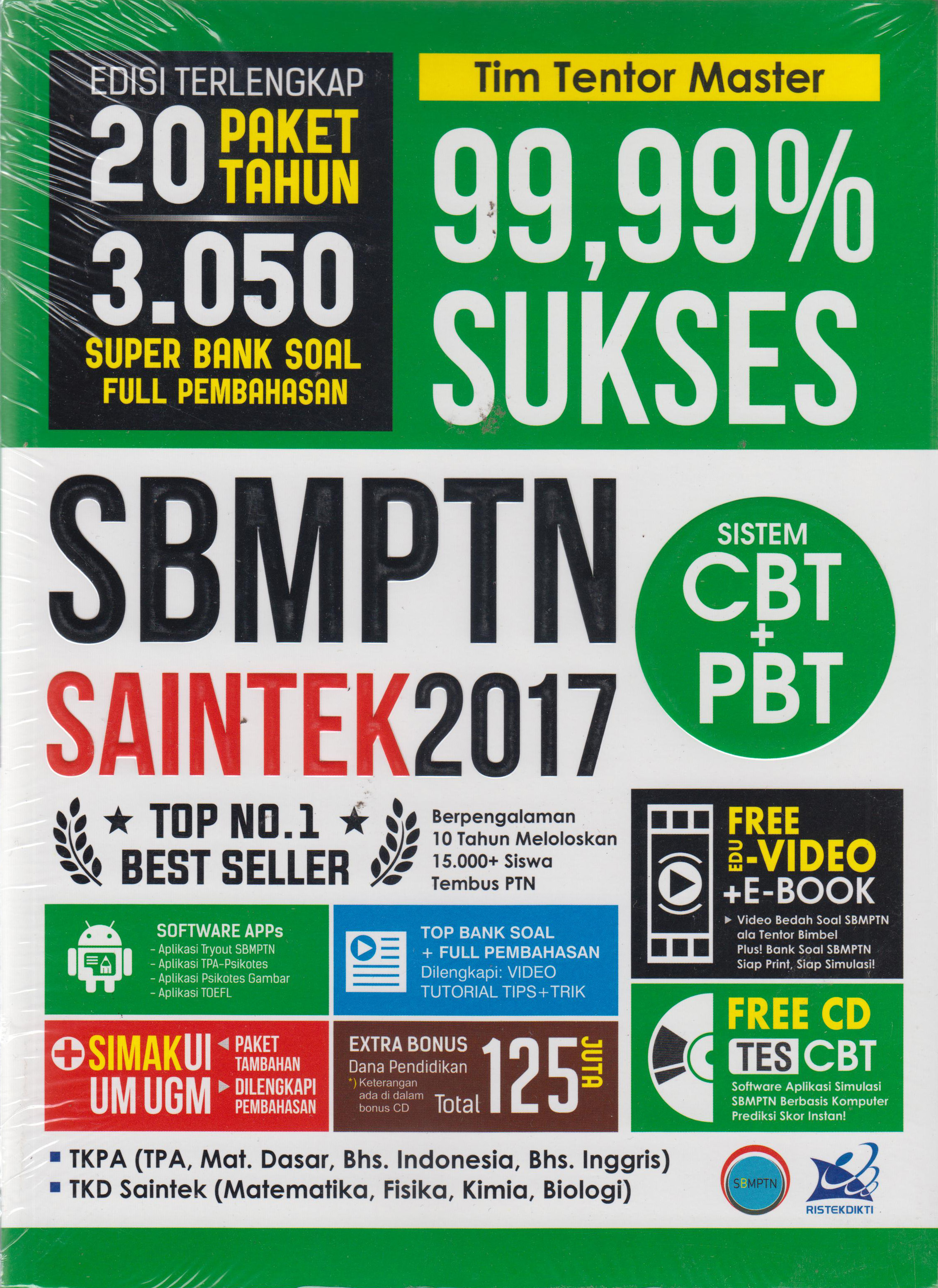 SBMPTN SAINTEK 2017 99 99 PERSEN SUKSES en