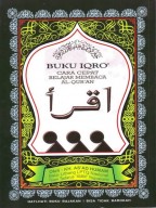 BUKU IQRO CARA CEPAT BELAJAR MEMBACA AL QURAN (BESAR HVS) HITAM