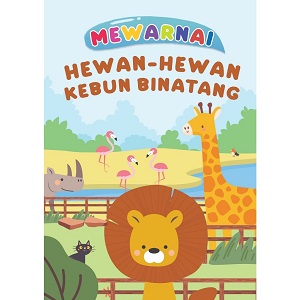 Buku Mewarnai Hewan-Hewan Kebun Binatang