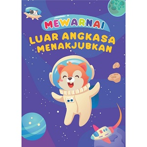 Buku Mewarnai Luar Angkasa Menakjubkan