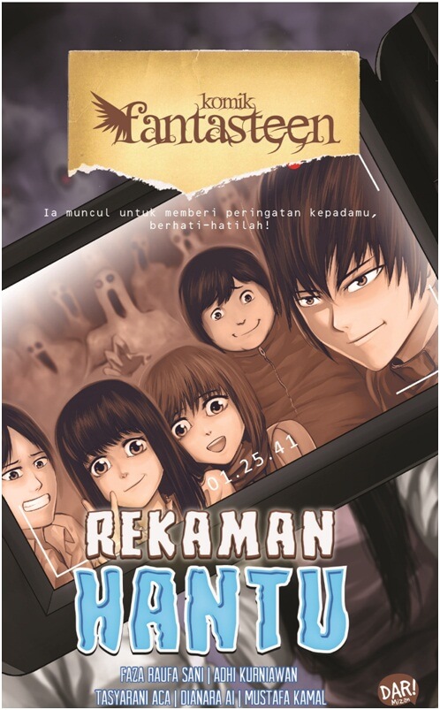 Buku KOMIK FANTASTEEN#58:REKAMAN HANTU - Faza Raufa 