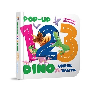 Pop-Up 123 Dino untuk Balita (Boardbook)