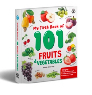 Seri My First Book of 101 Fruits & Vegetables (Boardbook)